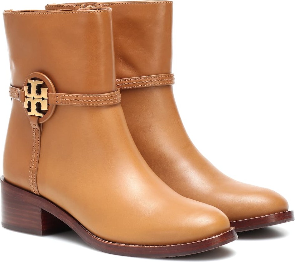 Tory Burch Miller leather ankle boots