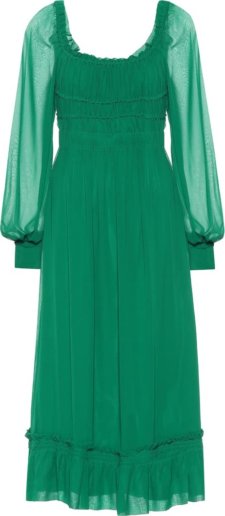 Proenza Schouler Silk chiffon midi dress