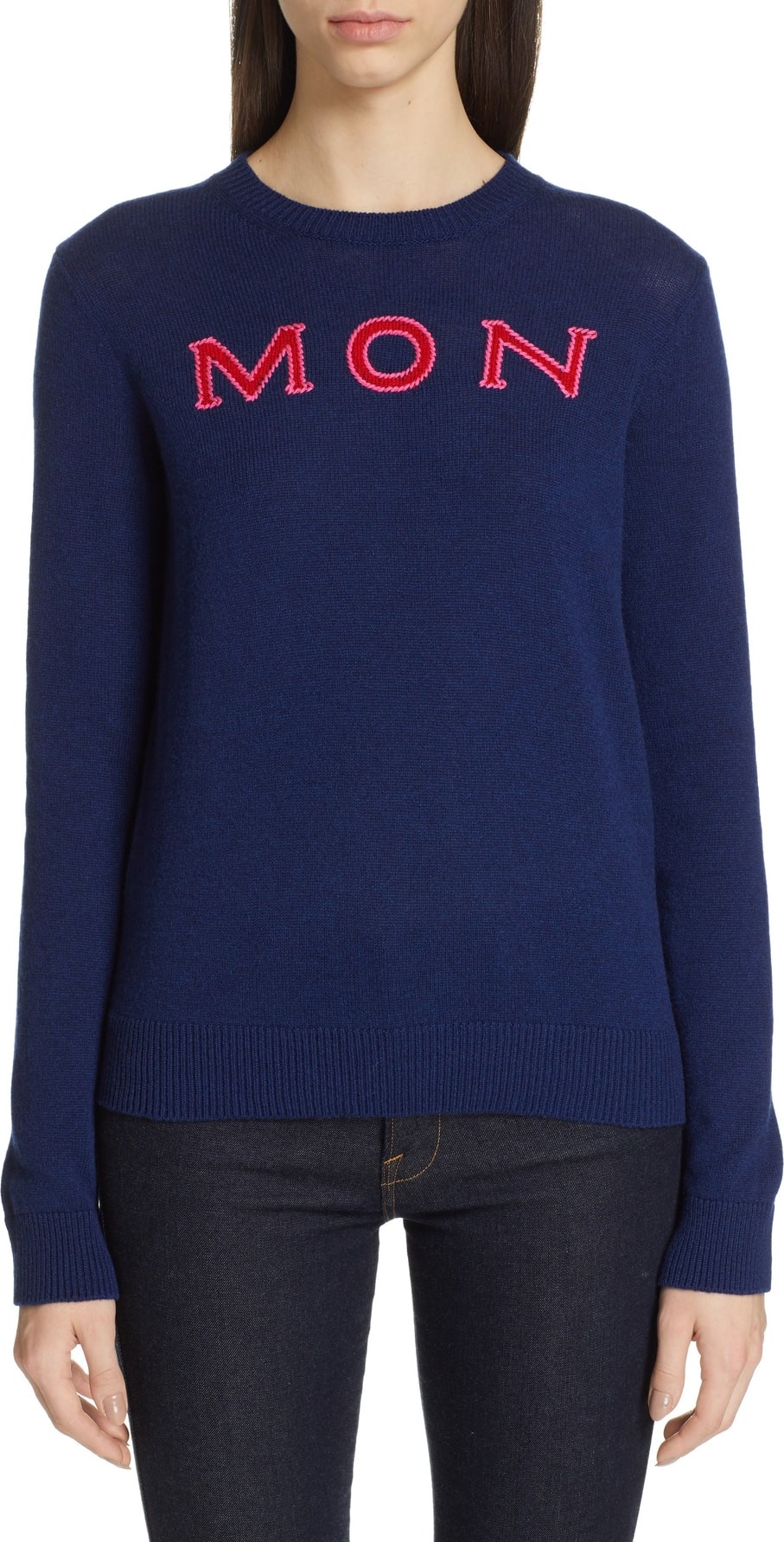 Moncler Embroidered Cashmere Sweater
