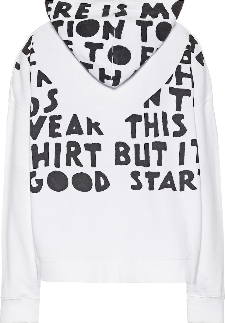Maison Margiela Printed cotton hoodie