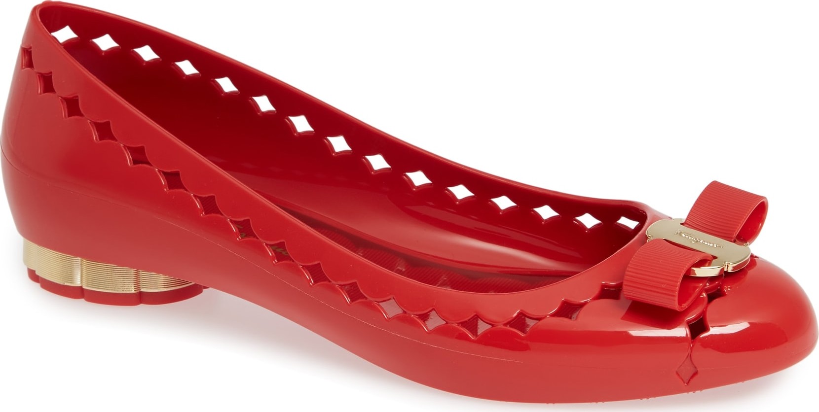 Salvatore Ferragamo Jelly Ballerina Flat