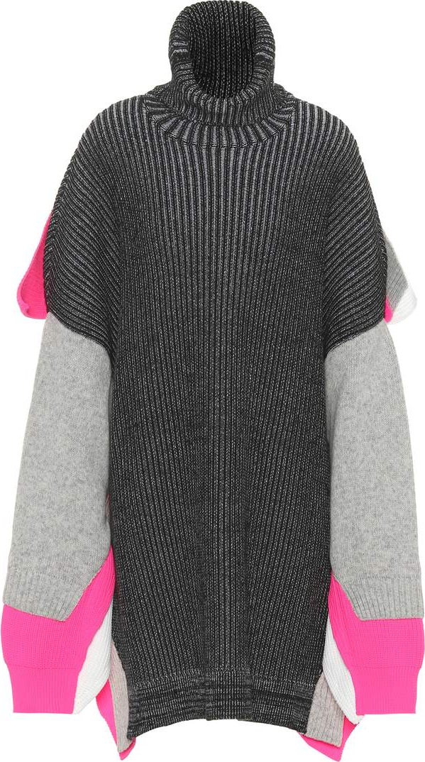 Balenciaga Wool-blend turtleneck sweater