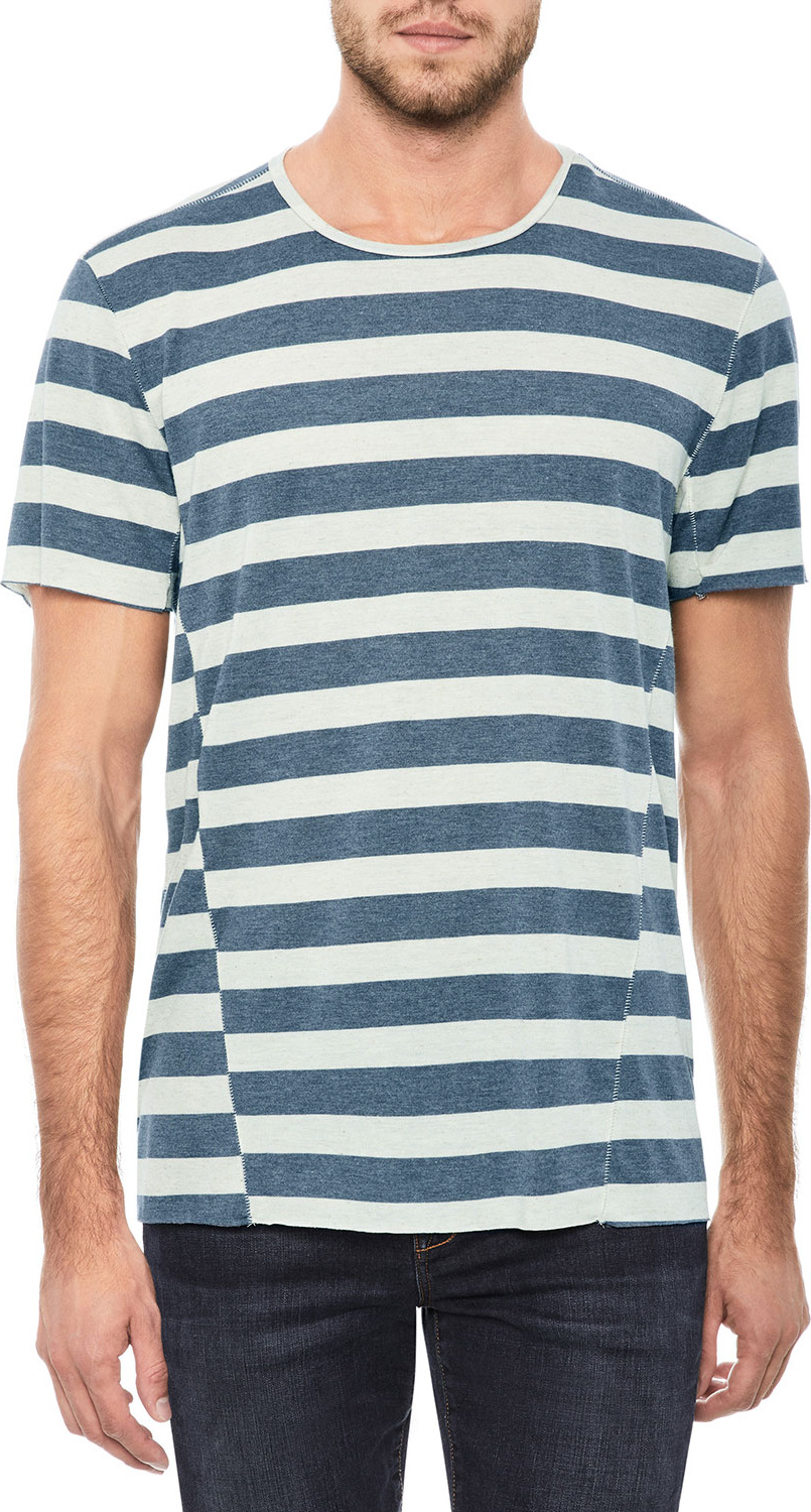 Joe's Jeans Men's Engineered Stripe T-Shirt