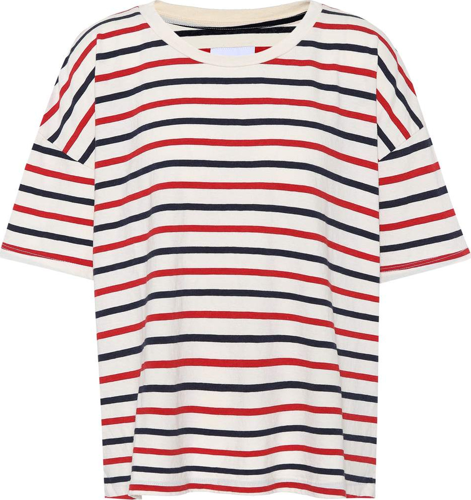 Current/Elliott The Roadie striped cotton T-shirt