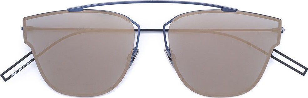 Dior '204S' rimless aviator sunglasses