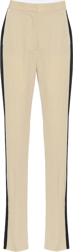 Stella McCartney High-rise wool straight pants