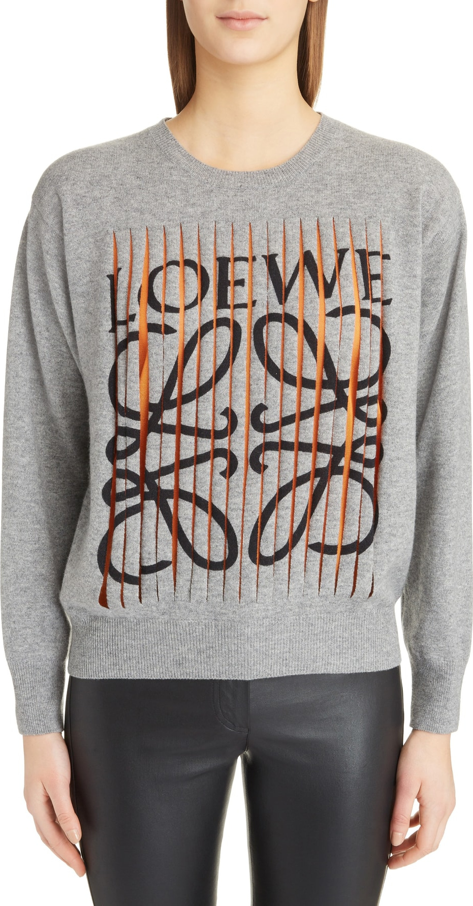 LOEWE Shredded Logo Cashmere Sweater