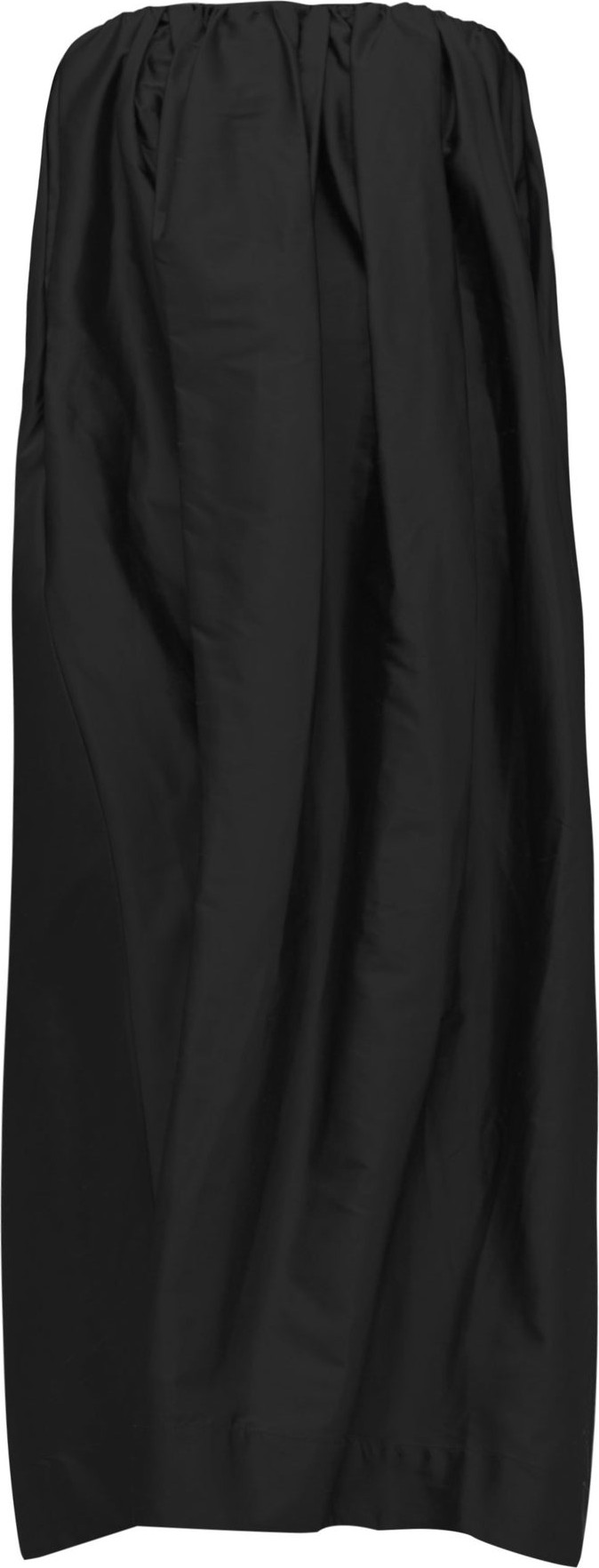 Marques'Almeida Gathered silk-taffeta dress