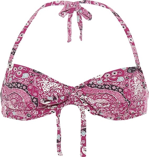 Isabel Marant Etoile Starla printed bikini top