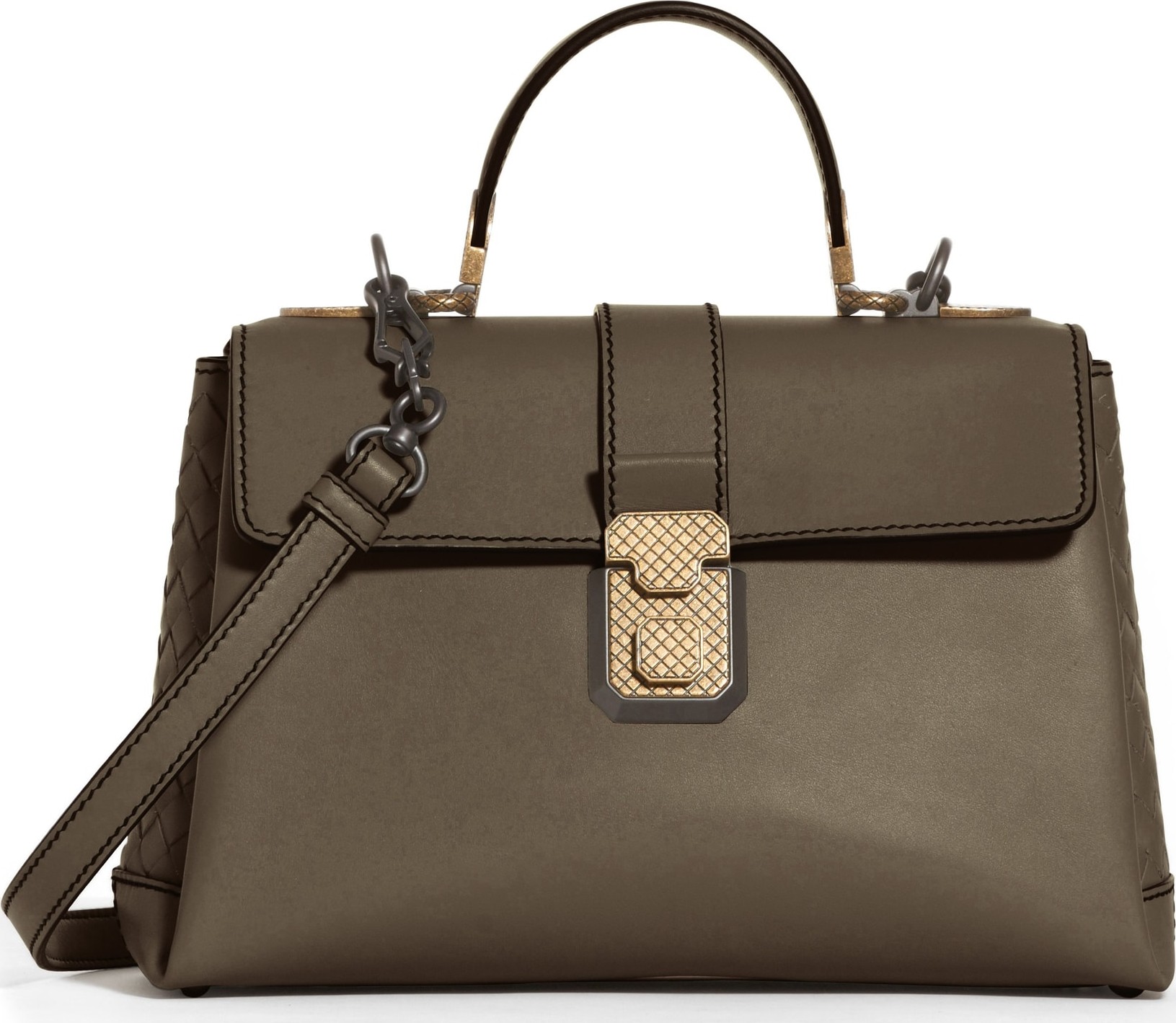 Bottega Veneta Medium Piazza Top Handle Bag