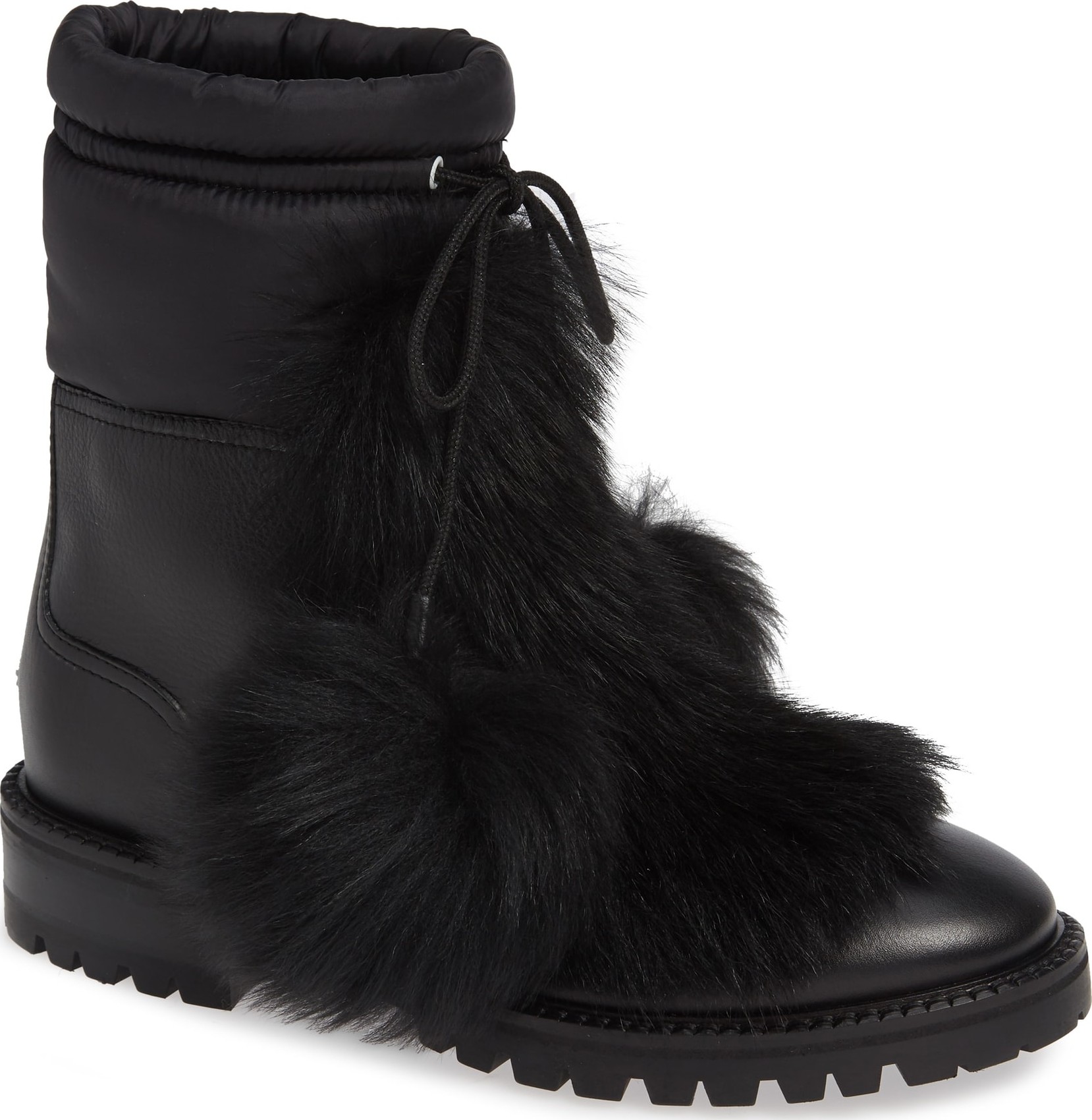 Jimmy Choo Glacie Genuine Shearling Bootie