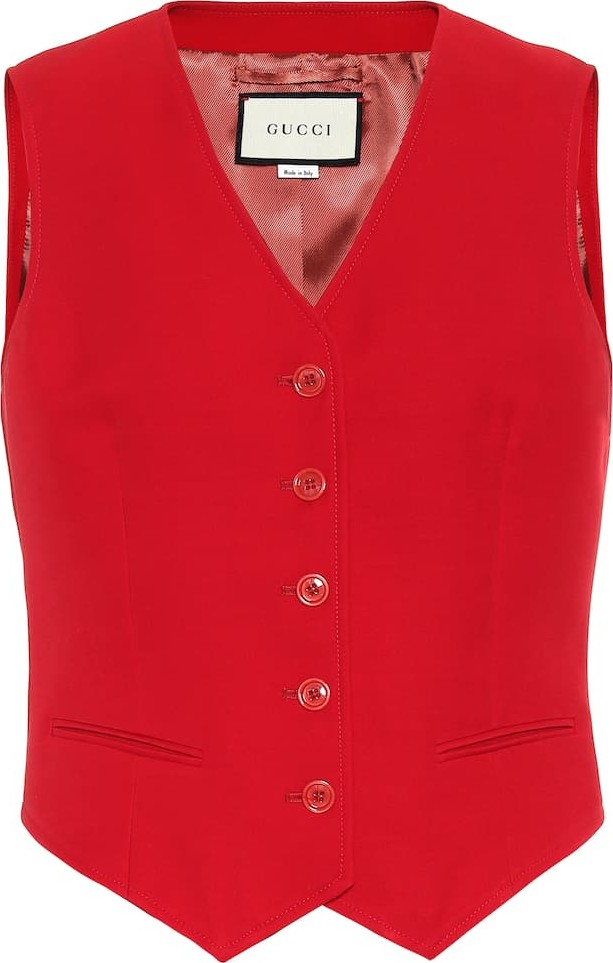 Gucci Wool and silk-blend waistcoat
