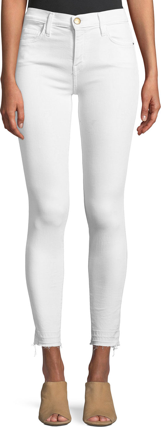 Current/Elliott The Stiletto Skinny Jeans with Released Hem