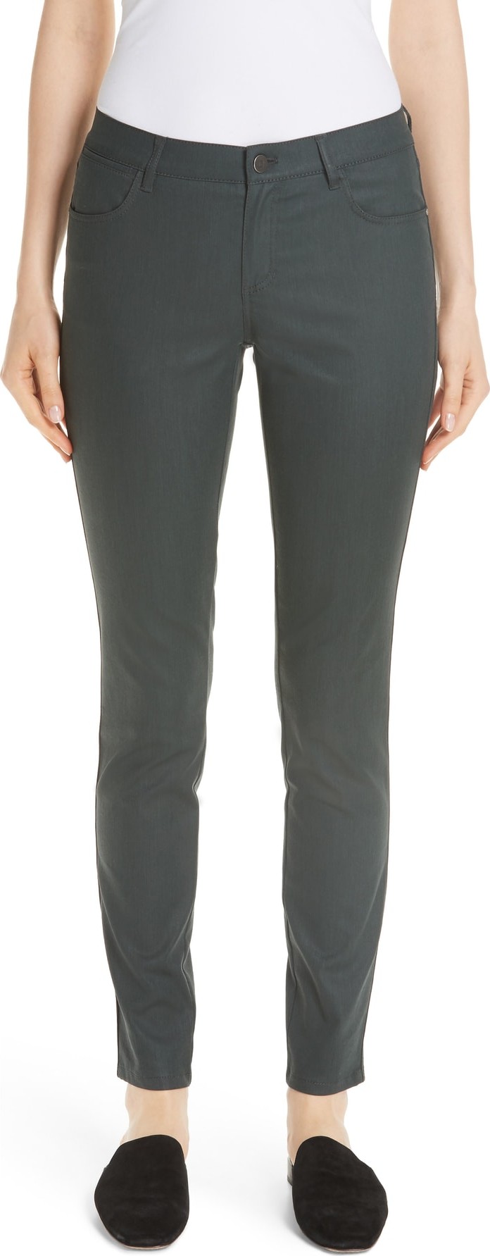 Lafayette 148 New York Mercer Coated Skinny Jeans