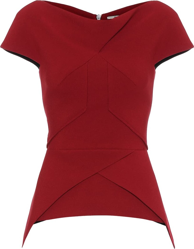 Roland Mouret Exclusive to Mytheresa – Siskin crêpe top