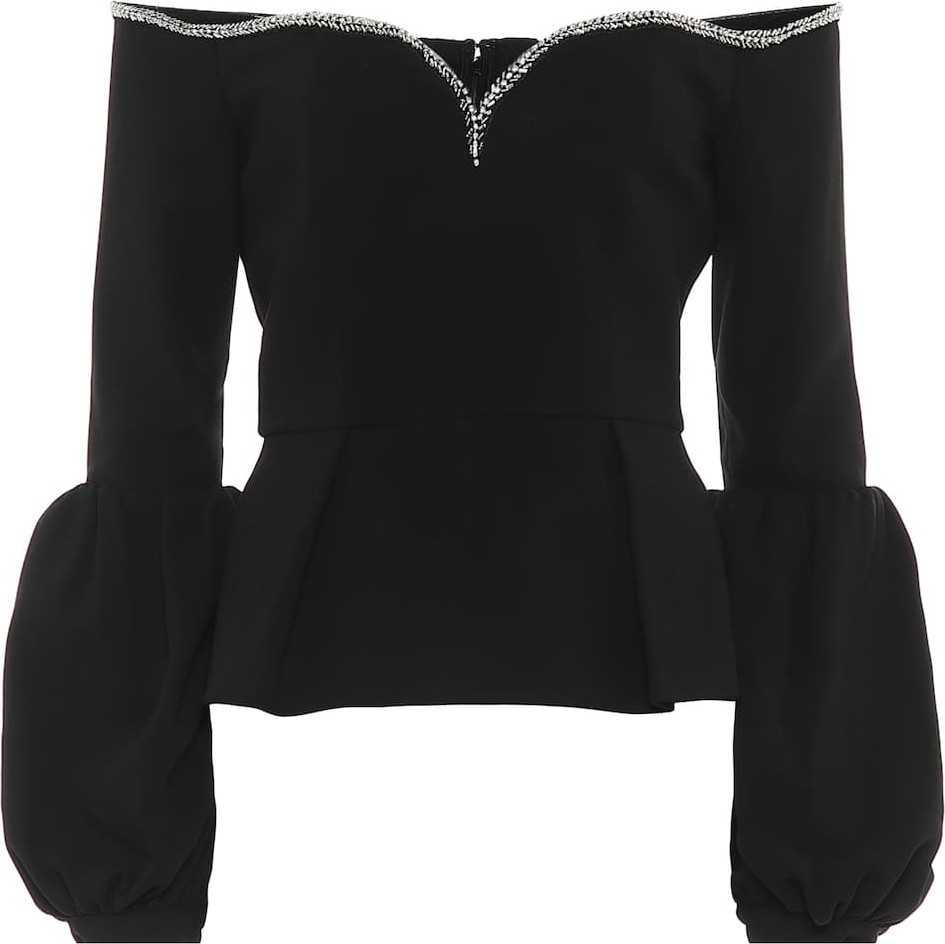 Self Portrait Embellished top