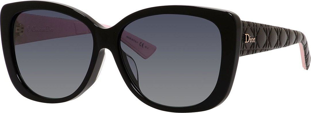 Dior Lady2RFS Square Quilted Acetate Sunglasses