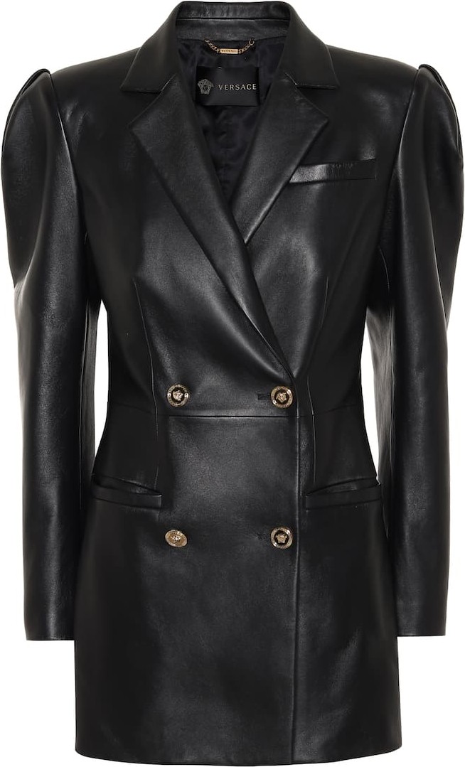 Versace Leather minidress