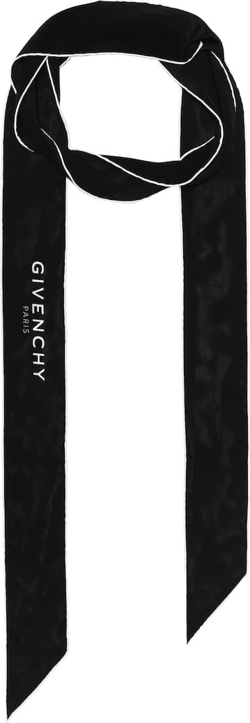 Givenchy Logo silk scarf