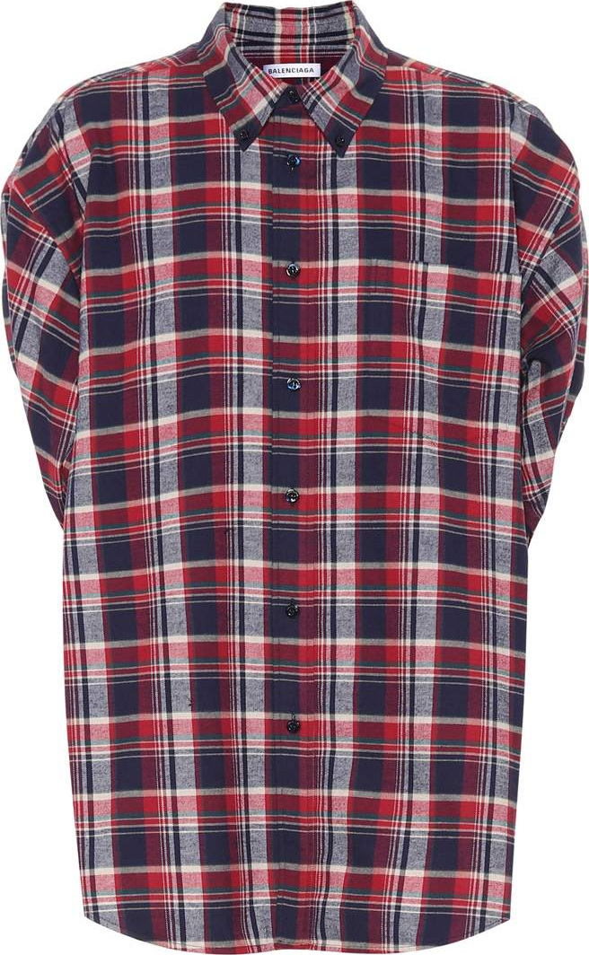 Balenciaga Plaid cotton shirt