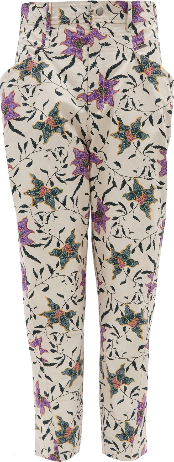 Isabel Marant Gubaia floral-print cotton trousers