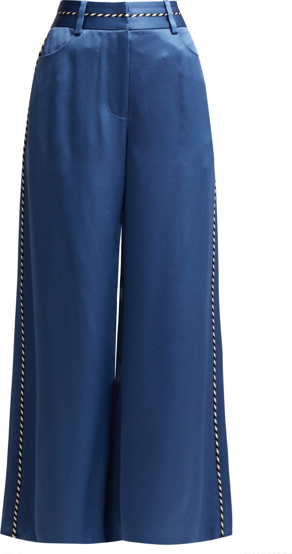 Peter Pilotto Wide-leg satin culottes