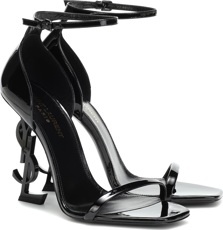 Saint Laurent Opyum 110 patent leather sandals
