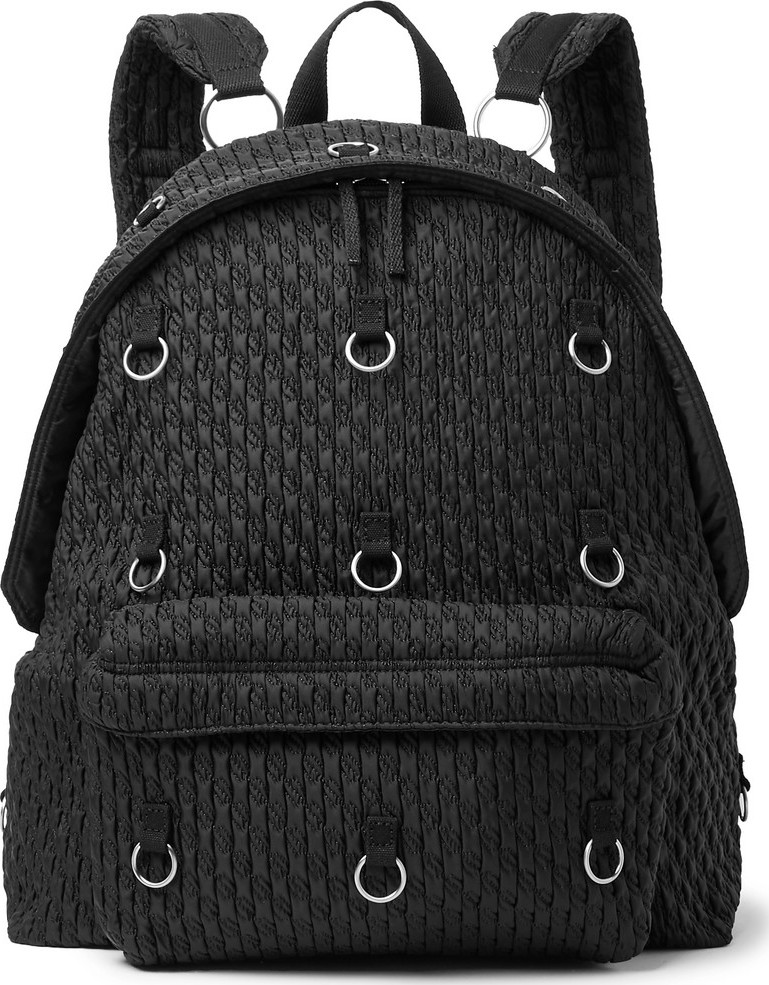 Raf Simons + Eastpak Padded Pak?r Embellished Matelassé Shell Backpack