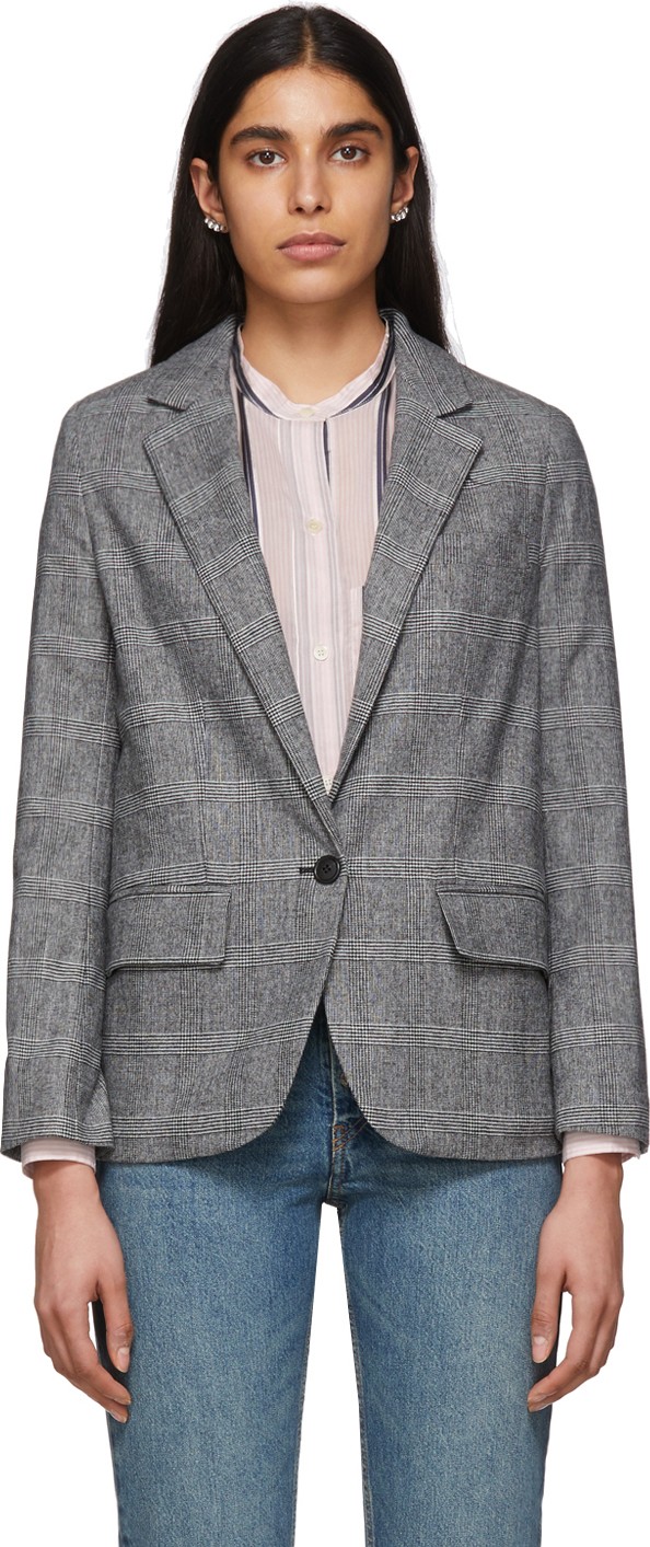 Isabel Marant Etoile Black & White Kice Blazer
