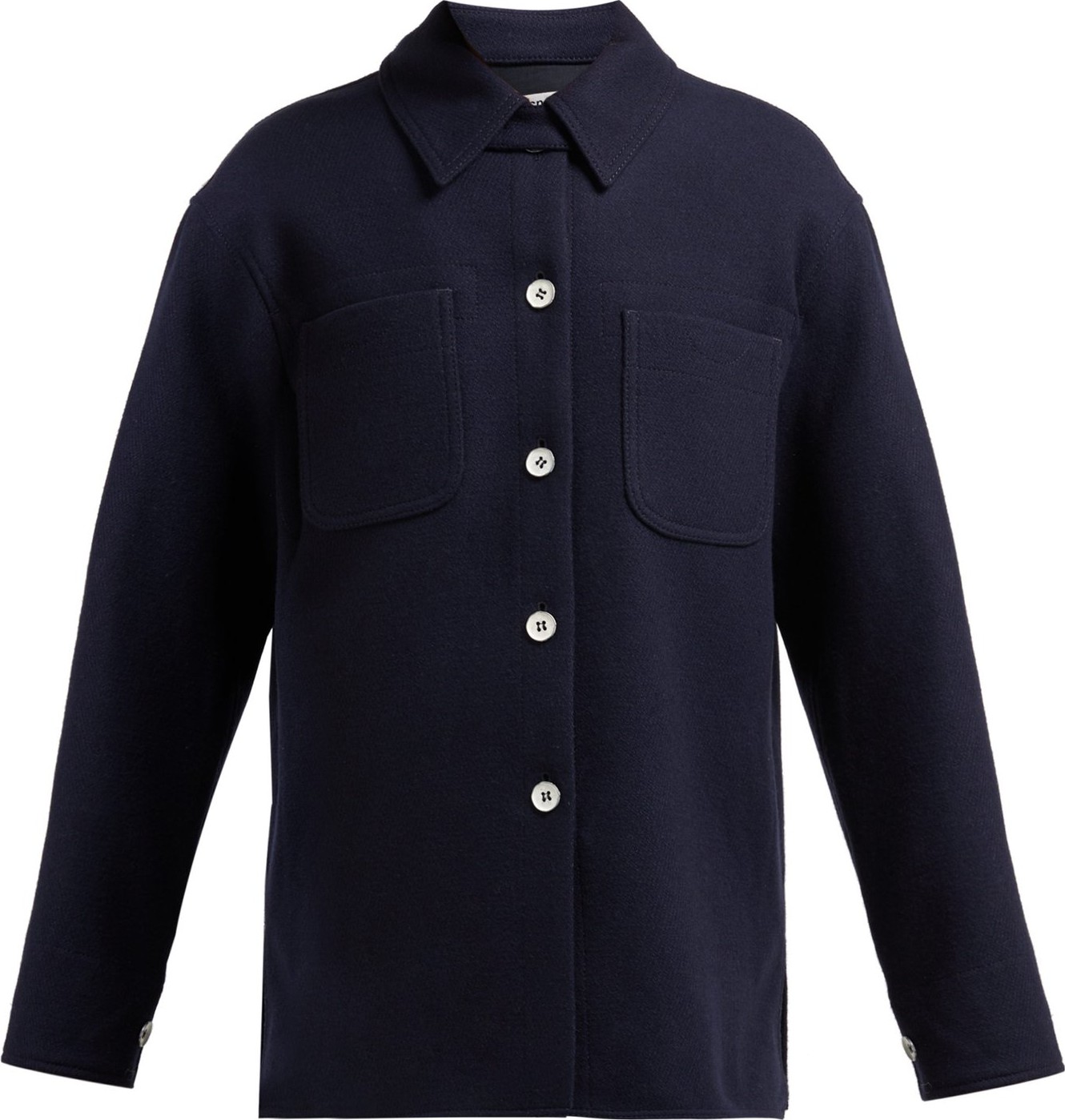 Acne Studios Odenna boiled wool-blend overshirt