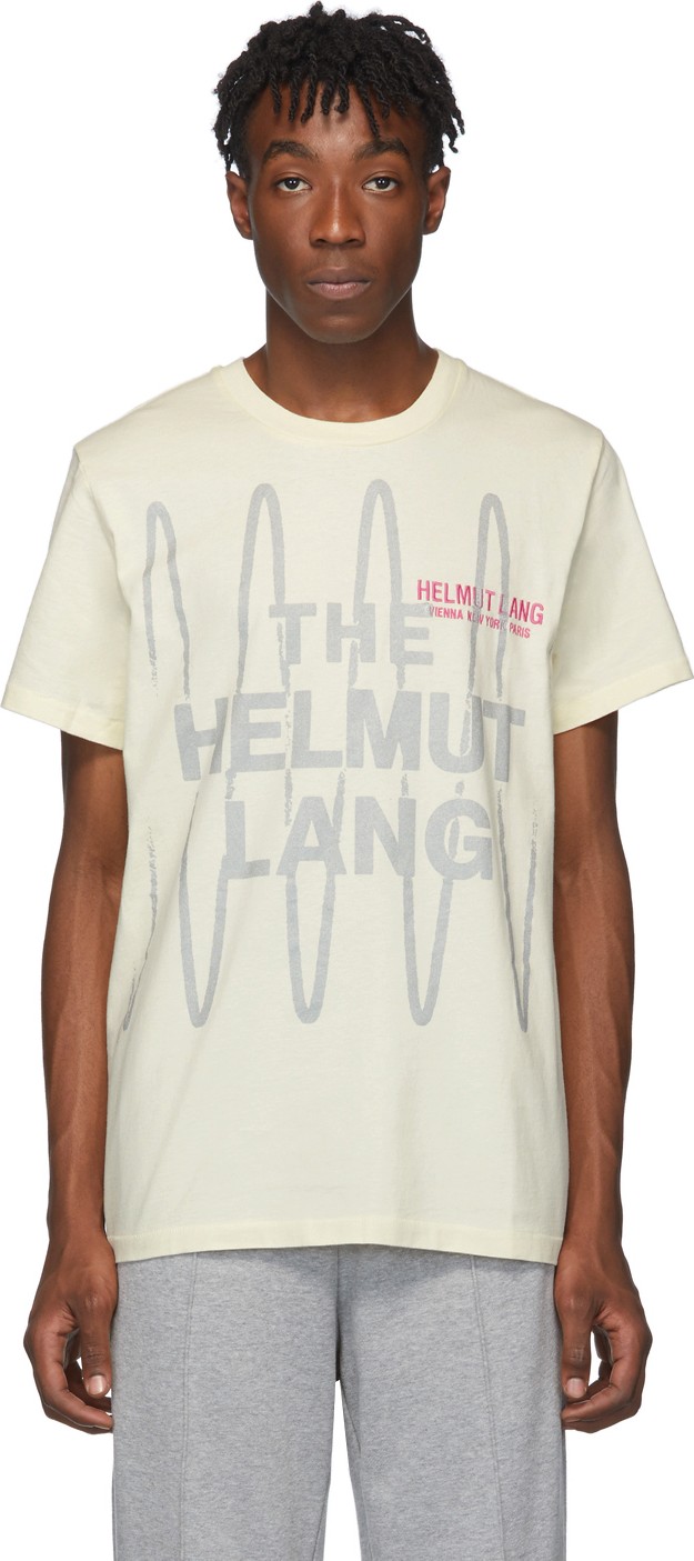 Helmut Lang Off-White Standard Logo T-Shirt