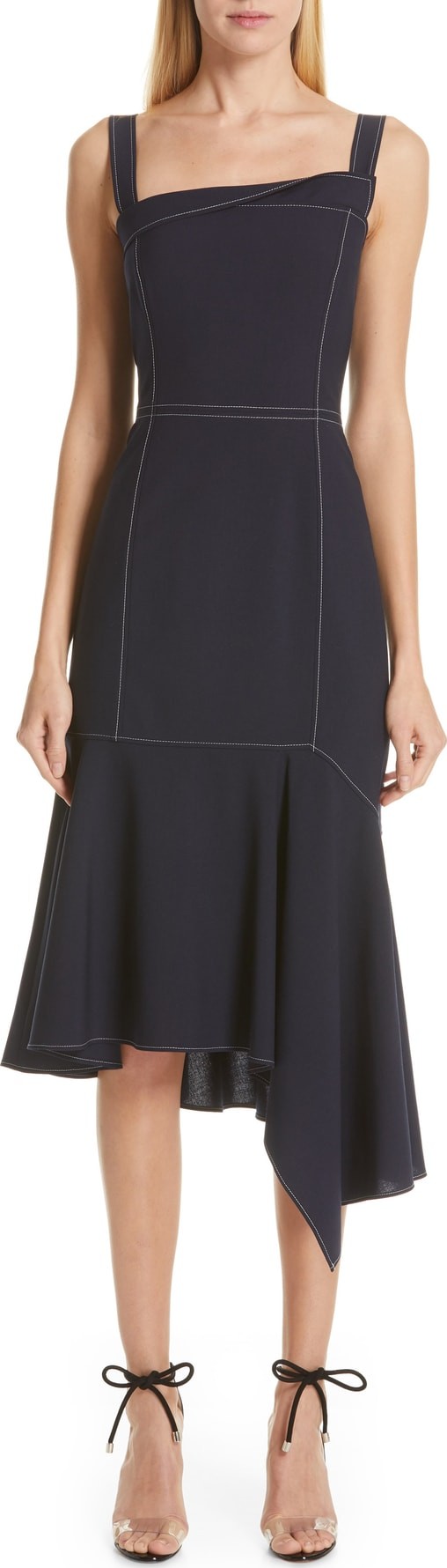 ADEAM Bustier Handkerchief Dress