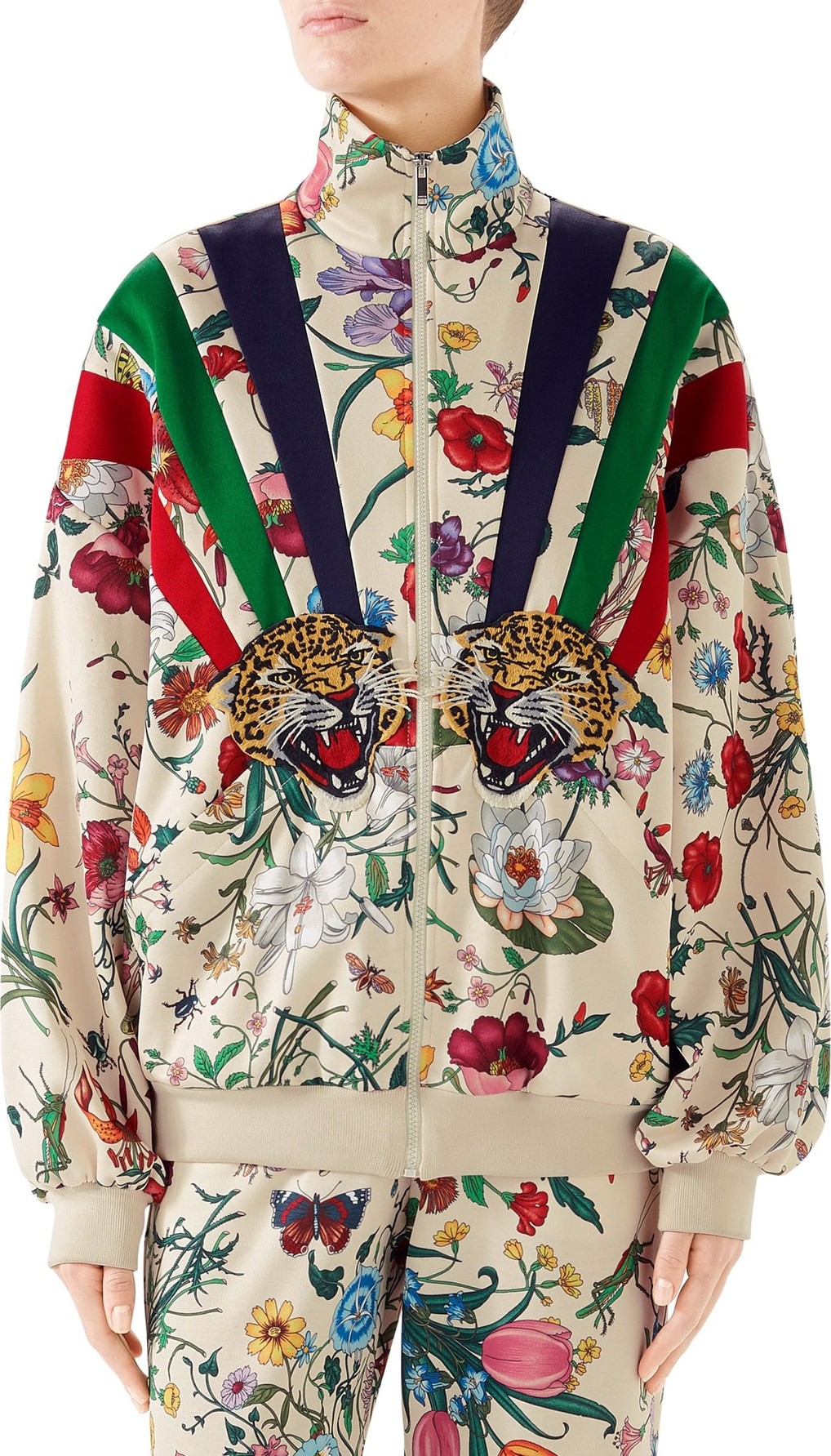 Gucci Chateau Marmont Floral Print Track Jacket