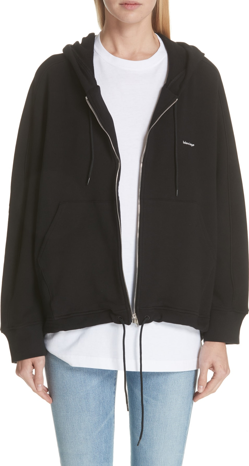 Balenciaga Logo Cocoon Hoodie