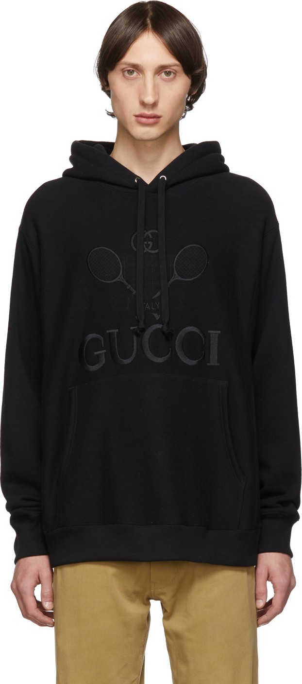 Gucci Black Tennis Club Hoodie