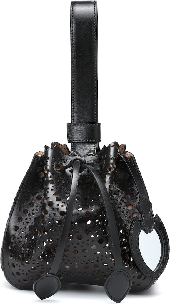 Alaïa Rose-Marie Mini leather clutch