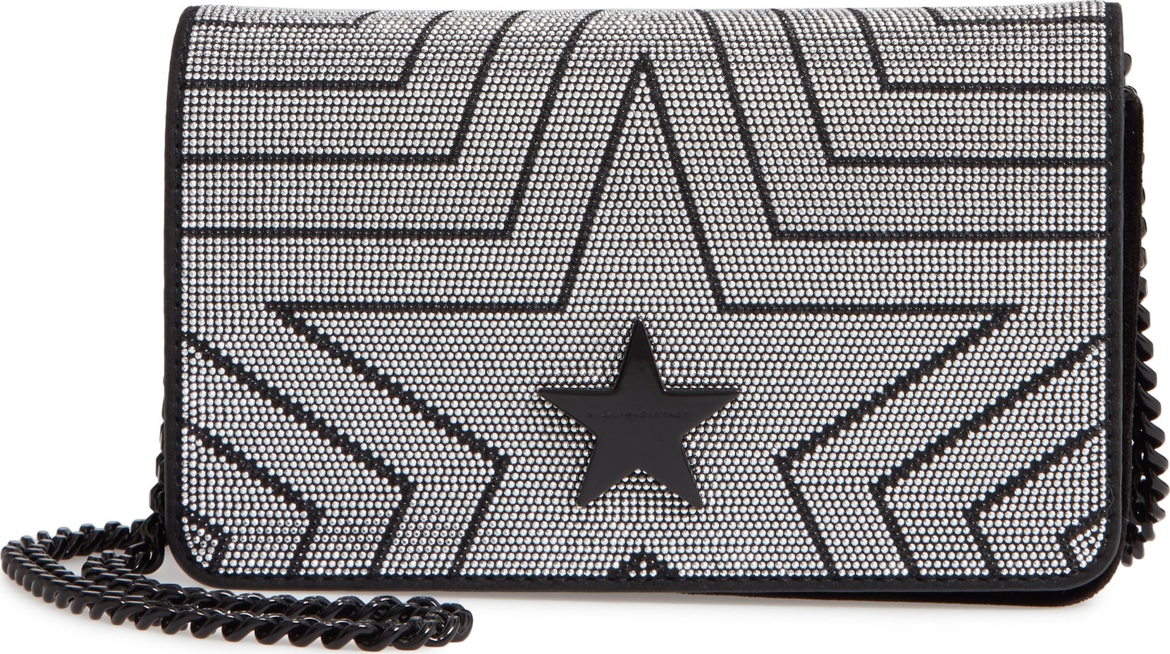 Stella McCartney Mini Studded Star Crossbody Bag