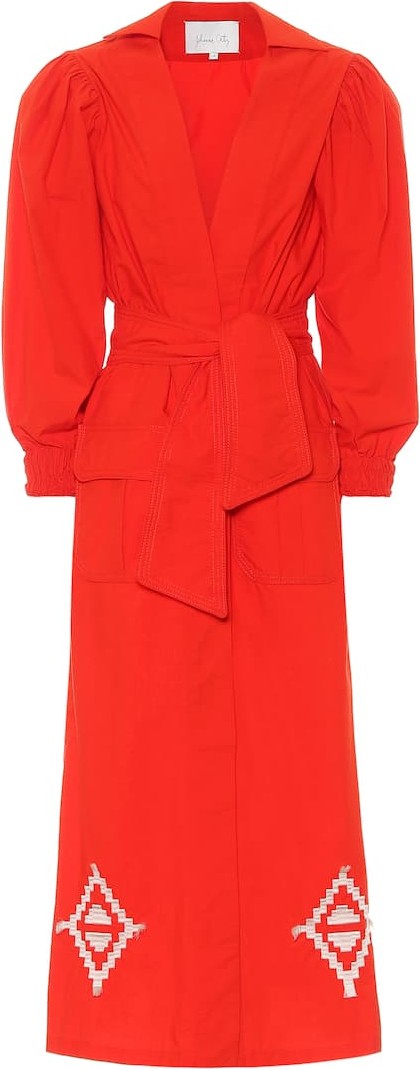 Johanna Ortiz Amazon Flavor cotton midi dress