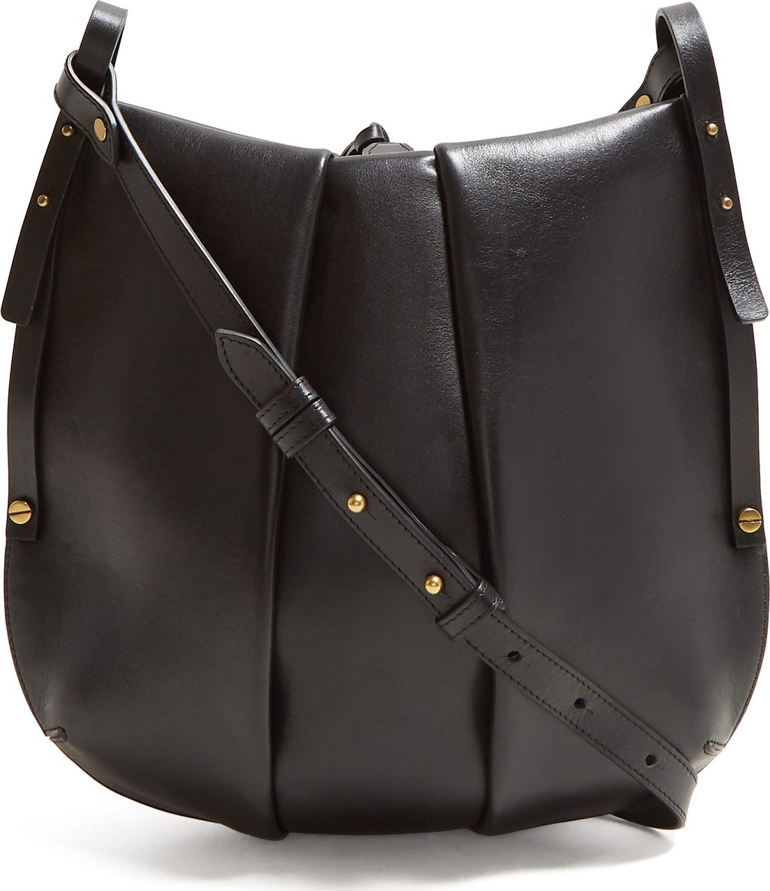Isabel Marant Lecky panelled leather cross-body bag