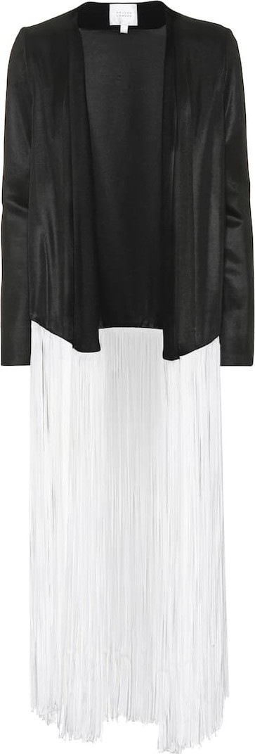 Galvan Dusk fringed jersey jacket