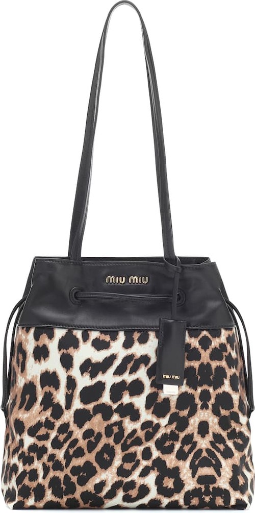 Miu Miu Leopard-print tote