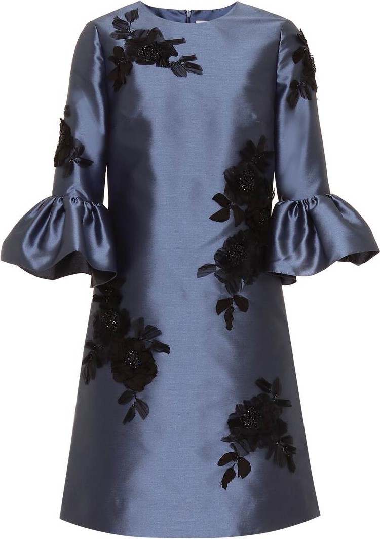 Erdem Elijah floral mikado dress