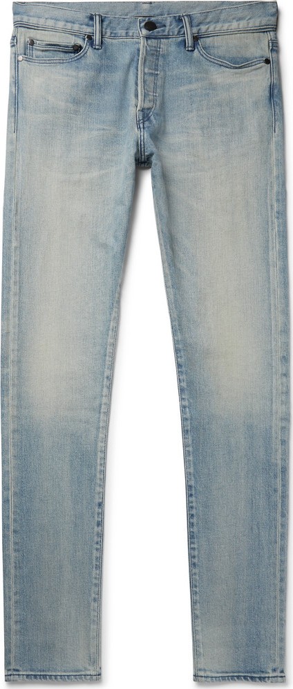 John Elliott The Cast 2 Slim-Fit Washed-Denim Jeans