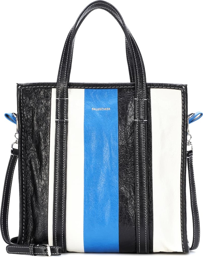 Balenciaga Bazar S leather shopper