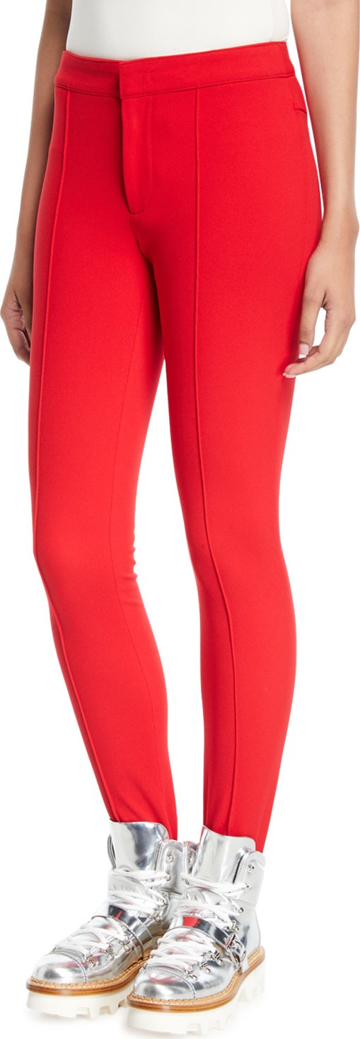 Moncler High-Waist Skinny Stirrup Pants
