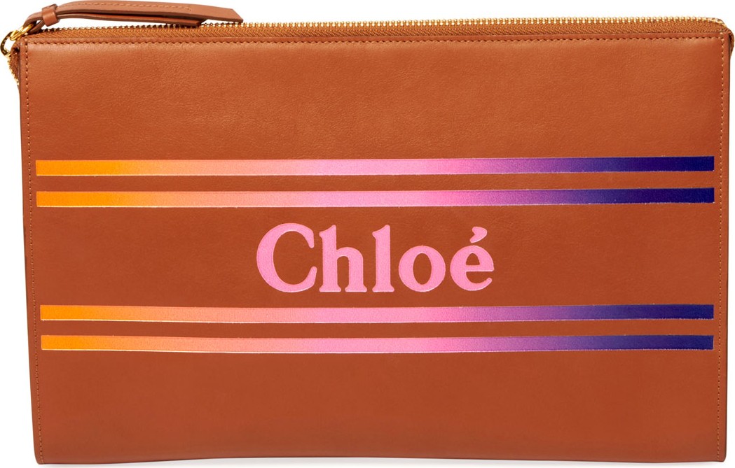 Chloe Vick Flat Pouch Clutch Bag