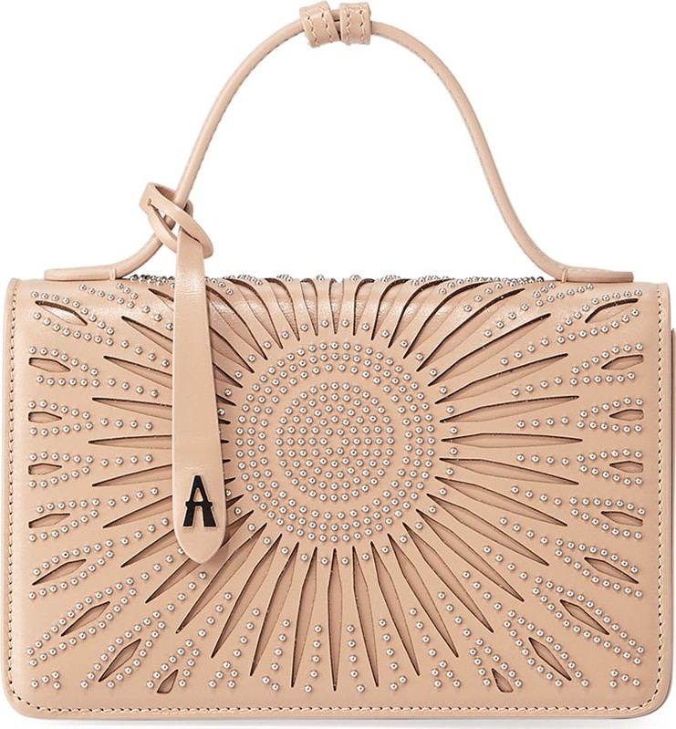 Alaïa Franca XS Studded Crossbody Bag
