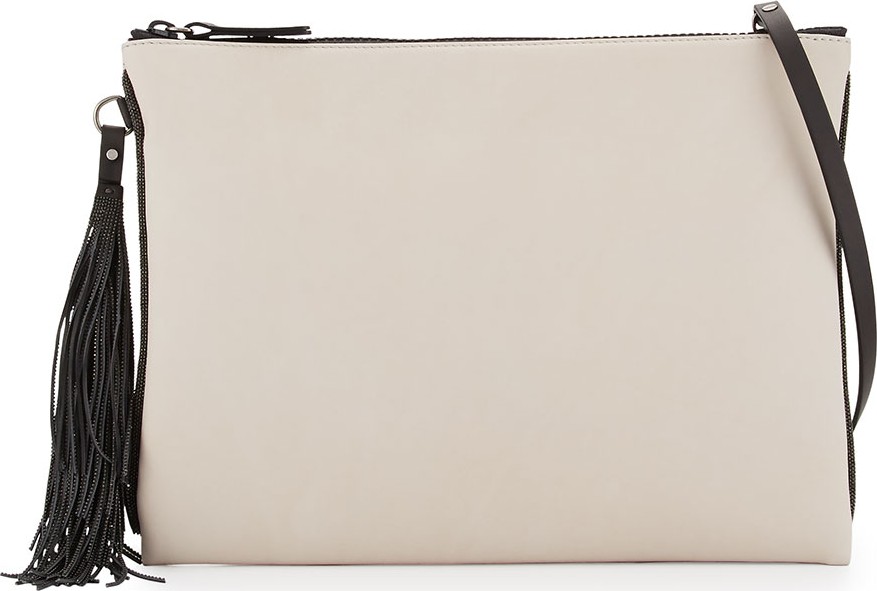 Brunello Cucinelli Monili-Tassel Wristlet Pouch Bag