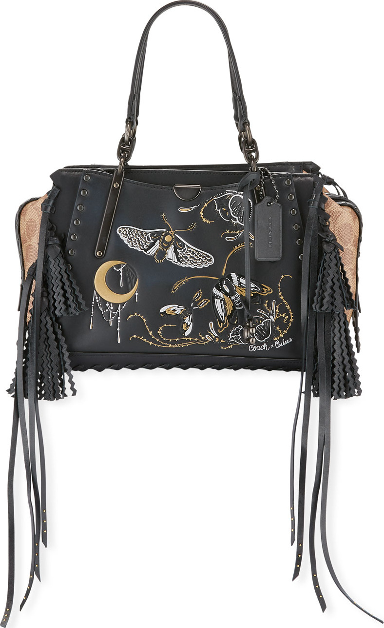 COACH 1941 Tattoo Dreamer Signature Coated Canvas Satchel Bag