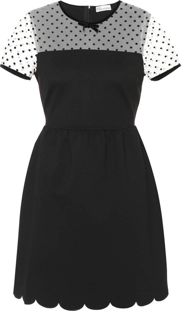 RED Valentino Stretch-jersey minidress